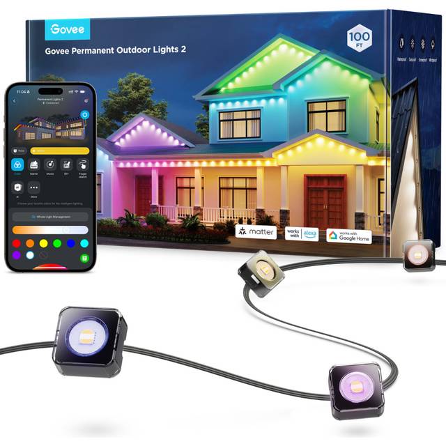 Govee Permanent Outdoor White LED bånd