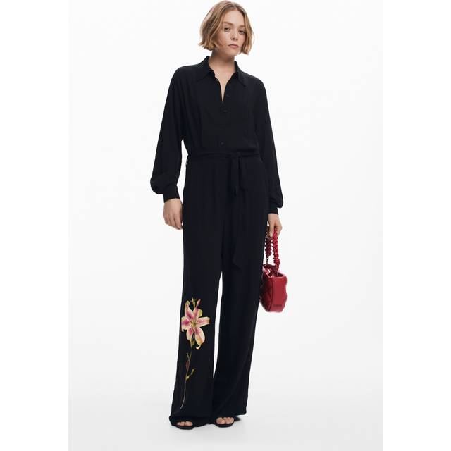 Orchid belt jumpsuit
