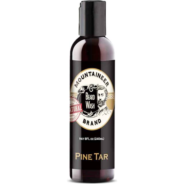 Mountaineer Brand Beard Wash For Men | 100% Natural Beard Shampoo | Thick Cleaning Softening Lather for Hair and Skin | Hydrate and Detangle | Groomin