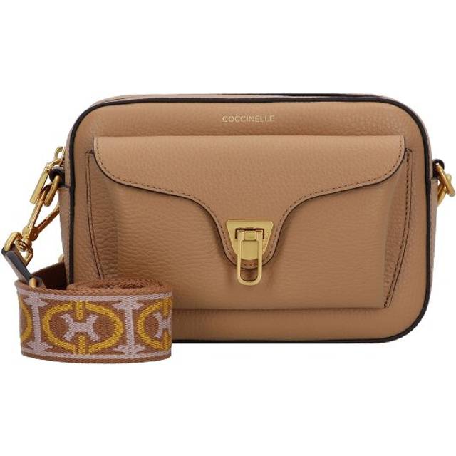 Coccinelle Beat Shoulder bag Leather 21 cm brown
