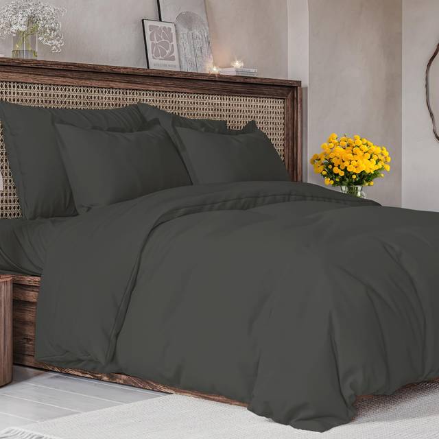Duvet Cover Queen Size Set - Extra Soft Queen Size Duvet Cover - 90 x 90 Queen Duvet Cover w/ 2 Pillow Shams - Easy Care & Fade Free - Hotel Luxury Du