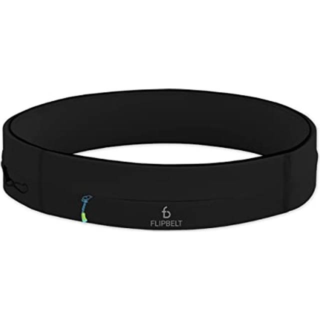 Flipbelt Zipper Löparbälte, BLACK, Unisex, XL