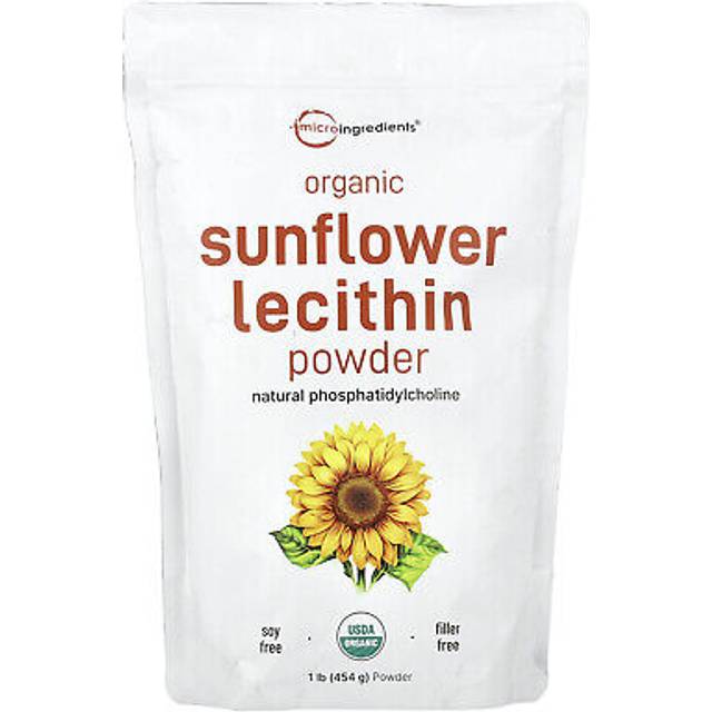 Micro Ingredients  Organic Sunflower Lecithin Powder  1 lb (454 g)