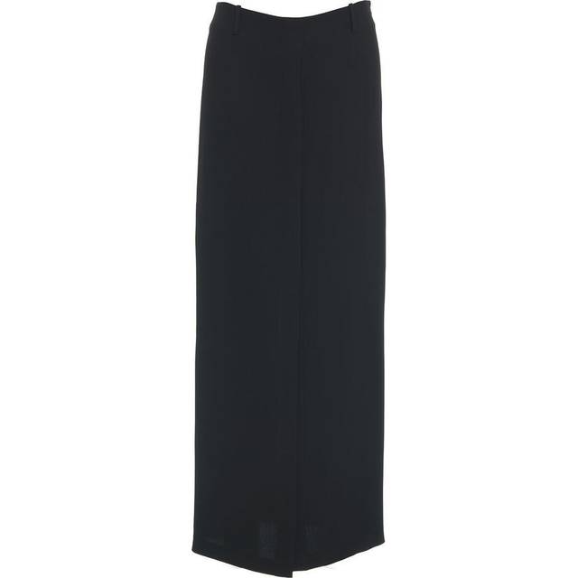 Semicouture, Kjolar , Dam, S, Svart Spets Cady Kjol med Slits