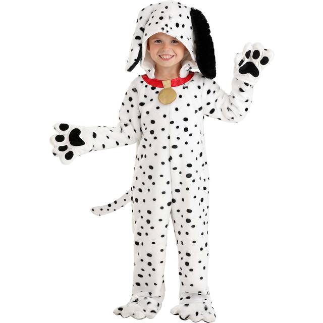 Dalmatian Puppy Jumpsuit for Toddlers - Black&#47;Red&#47;White (2T)