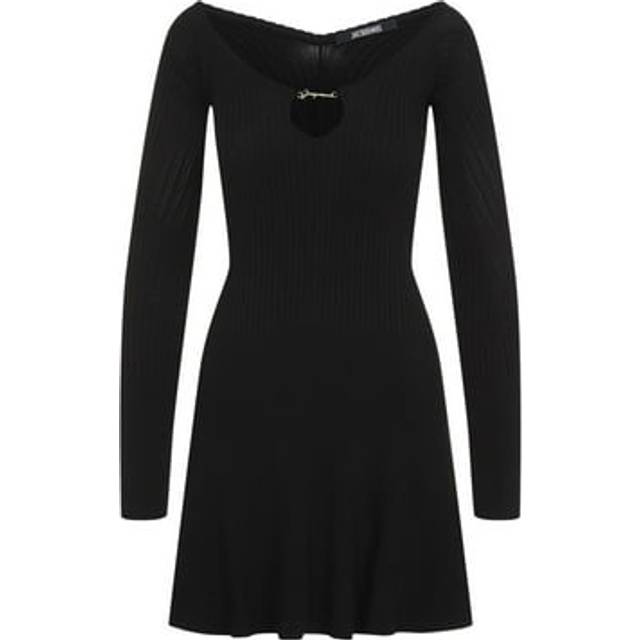 Black Elegant Mini Dress Aw24
