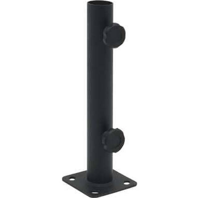vidaXL Parasol Base for Ø32/34/38 mm Pole Matt Black Steel