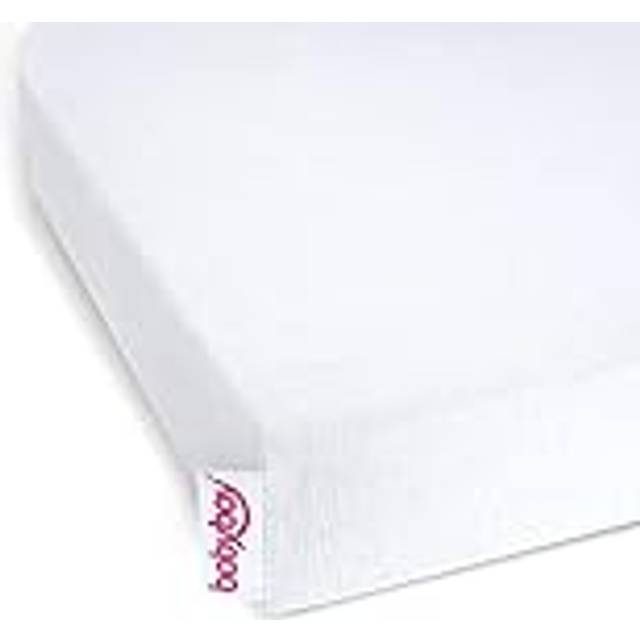 Babybay - Jersey Cover Deluxe for Cot Conversion Mattress Original, Maxi & Boxspring - Sängkläder för barn - White w/Membrane - L140 x W89 x H10 cm