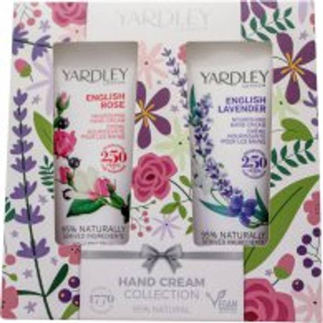 Yardley English Lavender and English Rose Hand Cream Collection 2 x 50ml