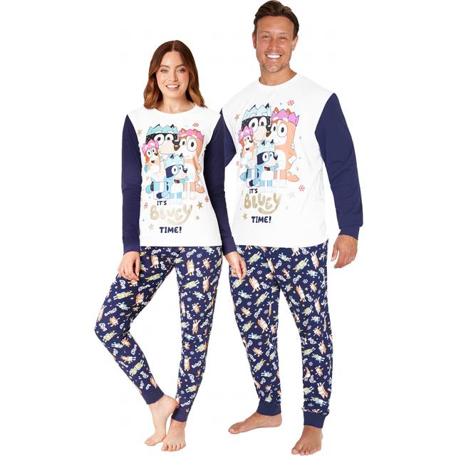 Long Sleeve Pyjama Set - Bottoms And Top - Multi