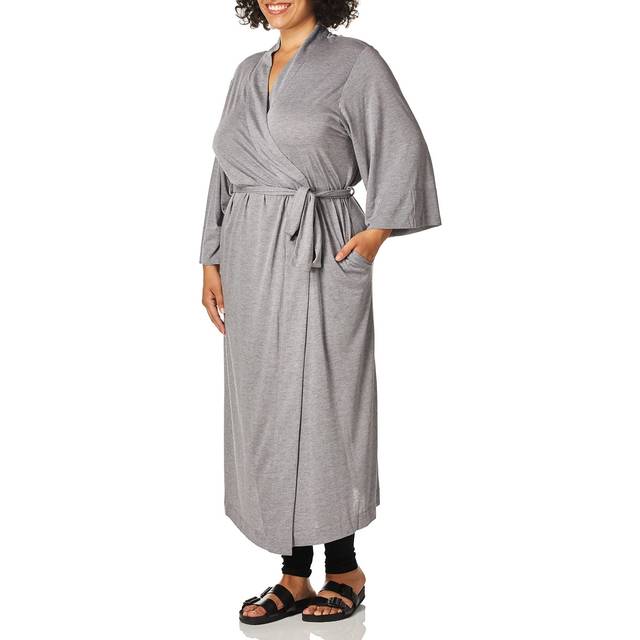 Shangri-La Long Robe - Heather Grey - X-Large