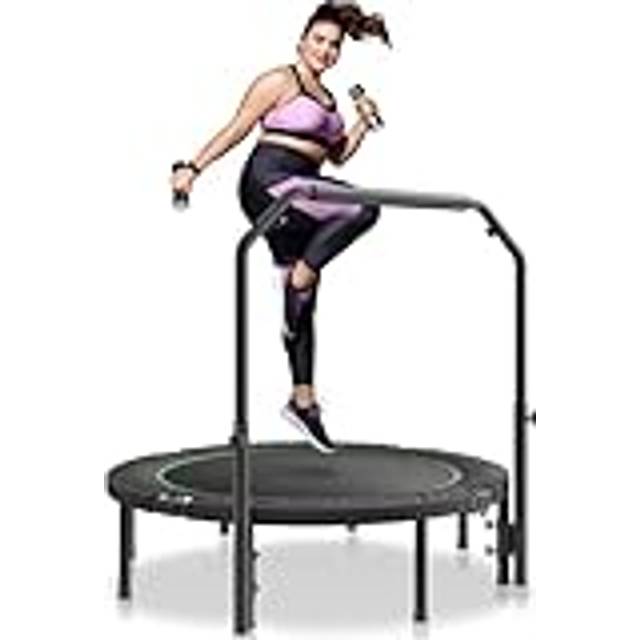 VEVOR Mini-Fitness-Trampolin Trainingstrampolin Erwachsene 132cm 205kg Faltbar