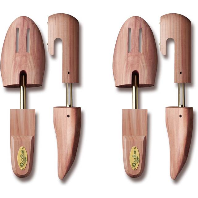 Allen Edmonds Woodlore Mens Cedar Wood Shoe Trees (2 Pairs) Adjustable  Aromatic MADE in USA (Large / 10.5-11.5  Cedar)