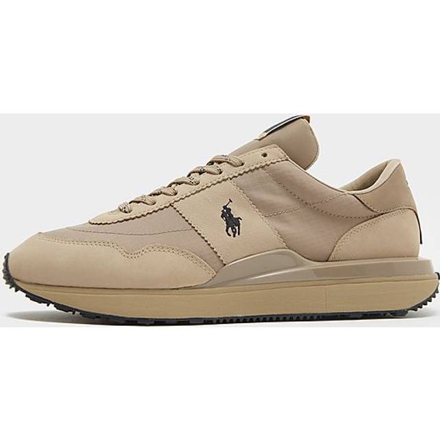 Polo Ralph Lauren Train 89 Nubuck Trainers - Natural, Natural, Size 10, Men