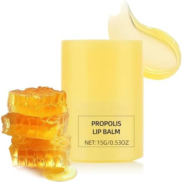 Honey Lip Butter  Propolis Lip cerin  12hrs Long-lasting Moisture  Gentle Exfoliation  Hygienic Twist Dispenser  Korean Skin Care
