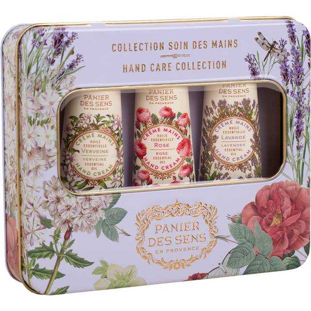 - Gift Box for Women - Trio of Natural Hand Cream 3x30ml, Verbena, Rose, Lavender - Gift for Her Made in France - Women's Gift Sets with 97% Natural