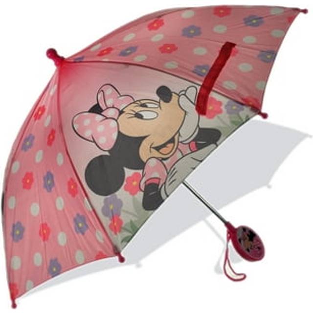 U.P.D. INC Girl's Disney Minnie Mouse Clamshell Handle Stick Umbrella