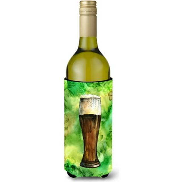 Caroline's Treasures Irish Beer Dark Wine Bottle Beverage Insulator Hugger  750 ml  Multicolor