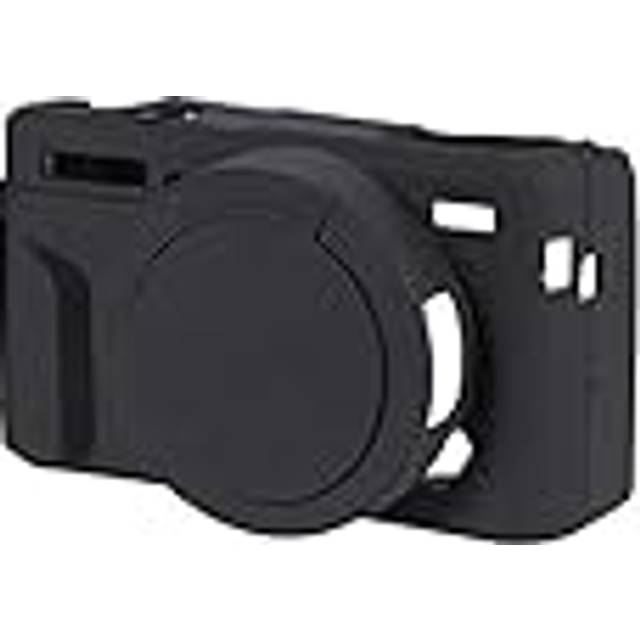 【𝐏å𝐬𝐤】 Kameraväska bur, lätt mjukt silikonskydd för Canon G7XII/G7X Mark II hållbar svart