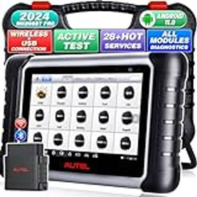Autel MaxiCOM MK808BT PRO OBD2 Diagnosverktyg Bil, 2025 Trådlös Version av MK808S/ MK808/ MX808S, Tvåriktad Diagnos som MK900/ MK900BT/ MK808BT