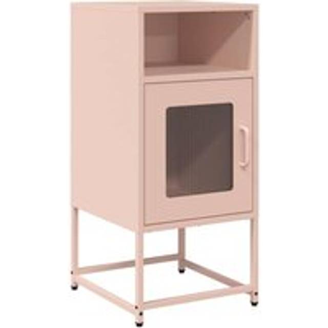 vidaXL Bedside Cabinet Pink 36x39x78 cm Cold-rolled Steel