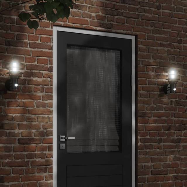 Daneida Plug-in 1 Light Outdoor Wall Light - Black