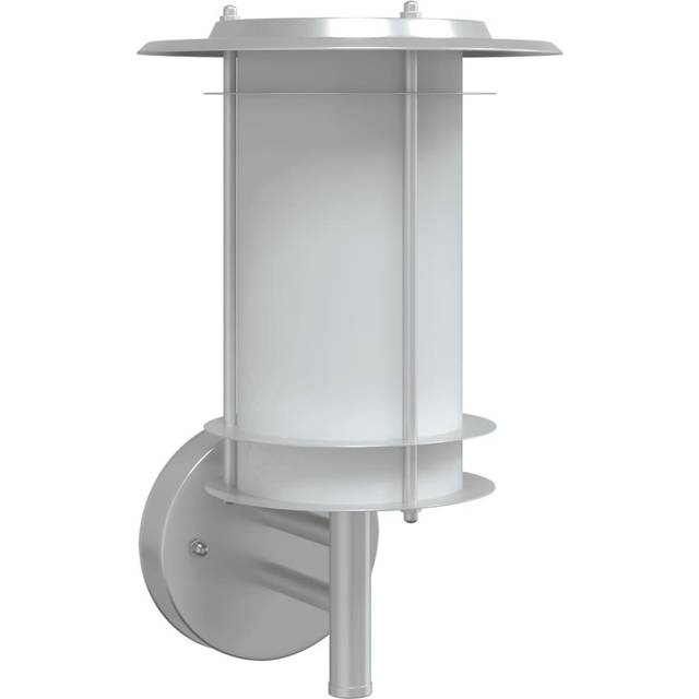 Darquez Plug-in 1 Light Outdoor Wall Light - Silver (31cm H X 19cm W X 19cm D)