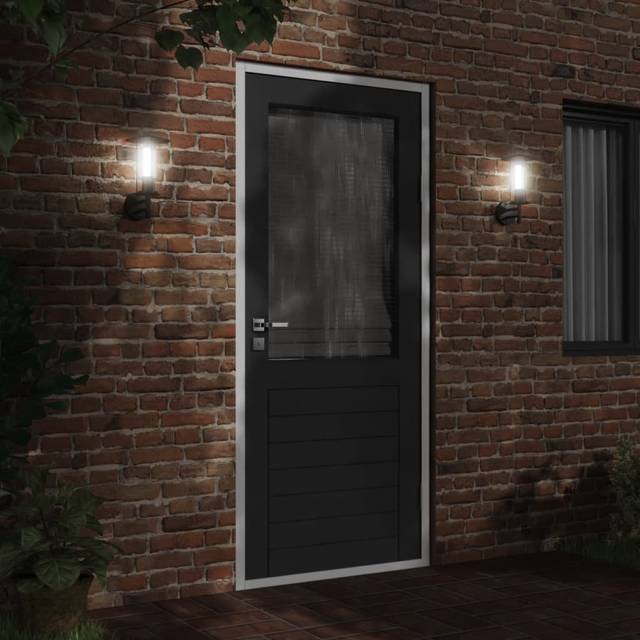 Danit Plug-in 1 Light Outdoor Wall Light - Black