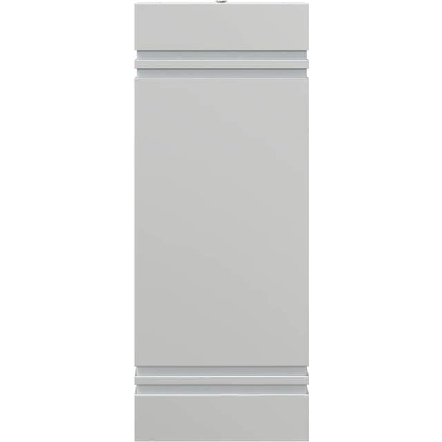 Danavia Plug-in 1 Light Outdoor Wall Light - Silver (24cm H X 9.5cm W X 7.5cm D)