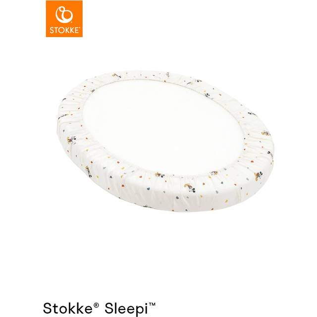 Stokke Sleepi Mini Dra-på-lakan Mickey Celebration - Multifärgad