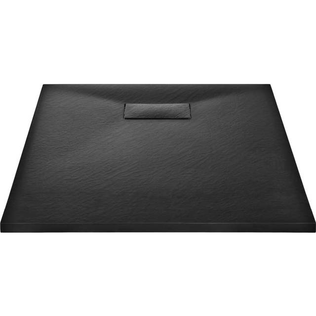 Belfry Bathroom Jamerson Plastic Shower Tray Black 2.6cm H x 100cm W x 70cm D
