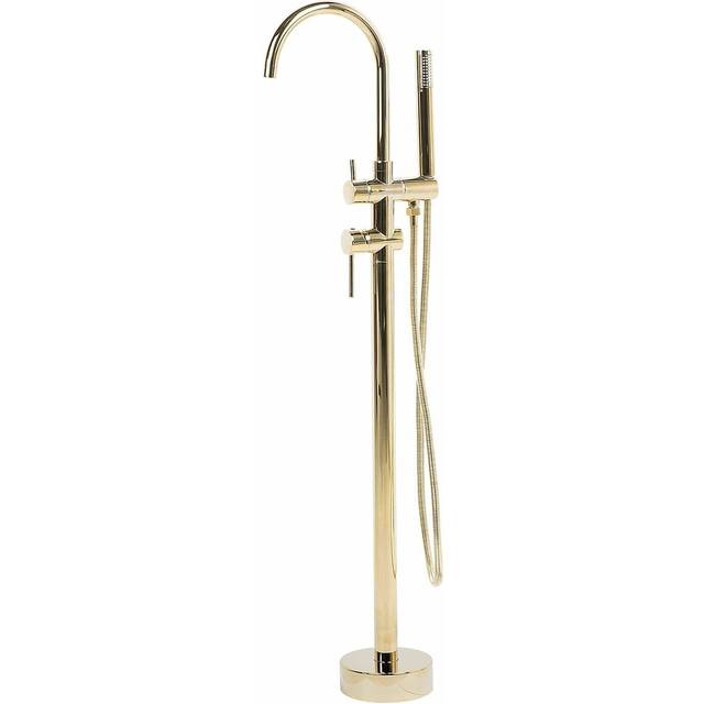 Freestanding Bath Shower Mixer - Gold