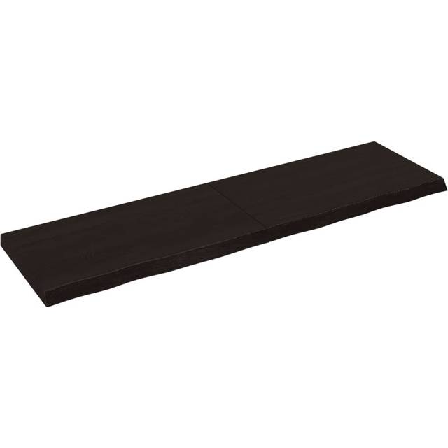 Flagstaff Oak Solid Wood Floating Shelf - Grey (6cm H x 180cm W x 50cm D)