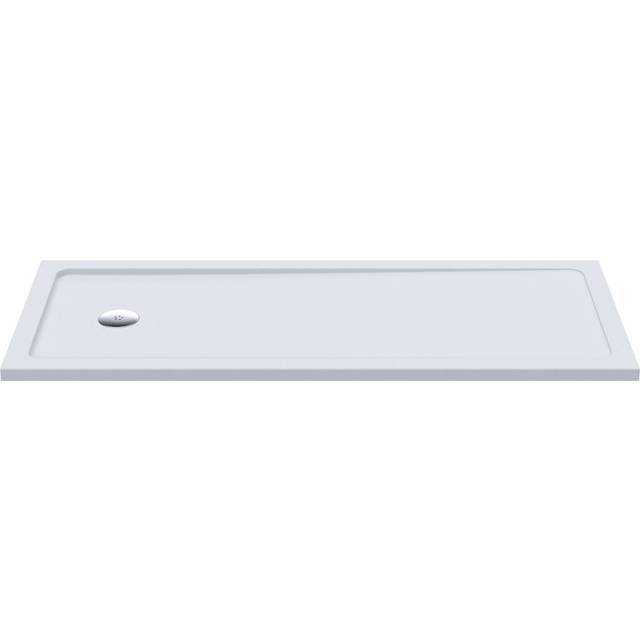 Hudson Reed Slip Resistant Bath Replacement Shower Tray 1700 x 700mm - White, White