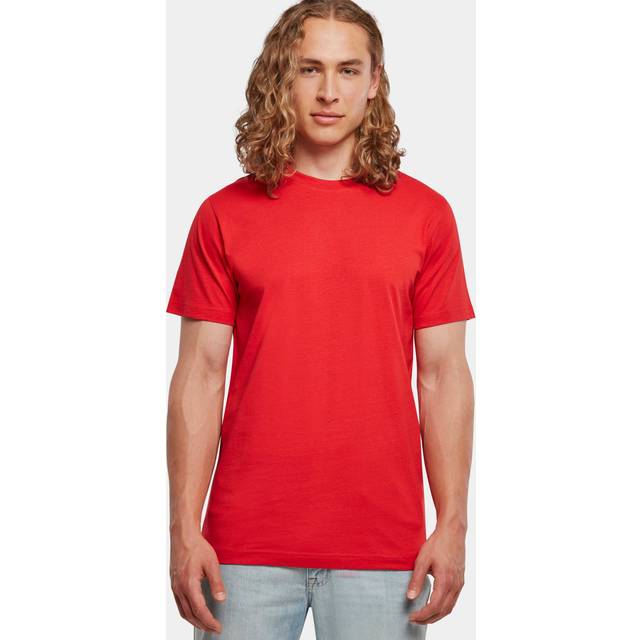Build Your Brand Basic Basic Round Neck Tee City Red 4XL