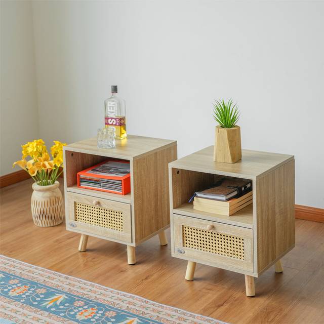 Allisson Wicker/Rattan Rectangle Accent Cabinet (50cm H X 40cm W X 35cm D)