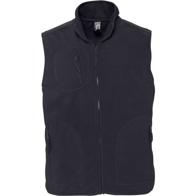(XS, Charcoal) SOLS Norway Unisex Anti-Pill Fleece Bodywarmer / Gilet