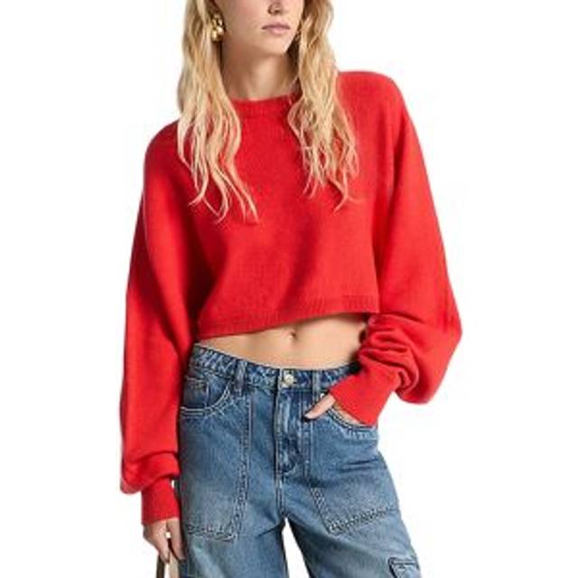 MK Wool Dolman-Sleeve Jumper - Red - Michael Kors