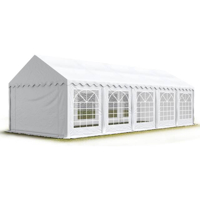TOOLPORT 4x10m Marquee / Party tent, PVC 700, white - (6077)