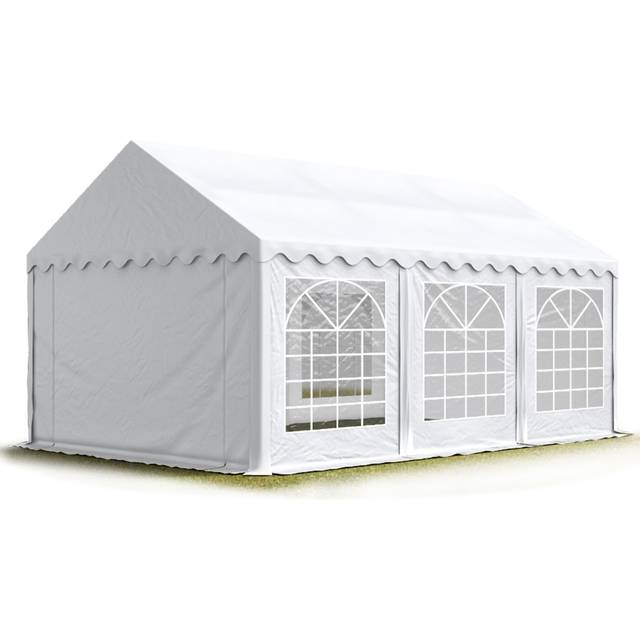 4x6m partytält, PVC 700, vit - (6094)