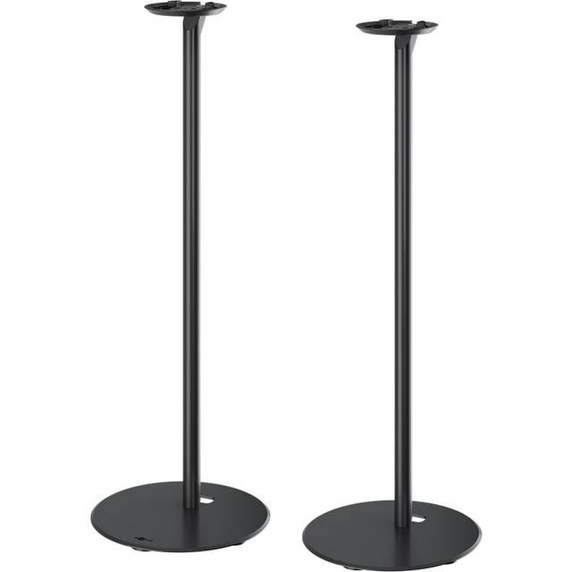 goobay Högtalarstativ för Sonos Era 100/Högtalarfäste 3k lastkraft/boxstativ med kabelhantering/71 cm hög/svart/71026