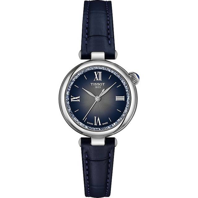Mens Tissot T152.010.16.038.01 Desir Stainless-Steel and Leather Quartz Watch