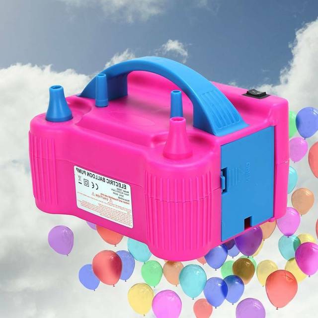 TEMU Electric Balloon Pump 20 14 14cm Portable Balloon Inflator For Party Wedding Birthday Activities And Big Events Helium Balloon Canister Small, Party Games & Activities