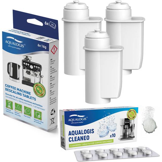 3x Water Filter, Descaler Tz80002 Cleaning Tablets Tz80001 For Siemens Eq Serie