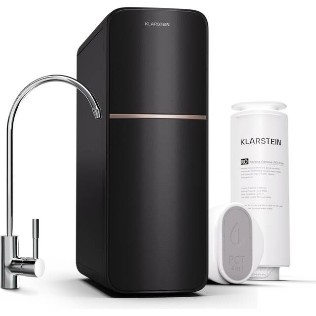 Osmosis water filter system reverse osmosis 400gpd 5-stage filtration black