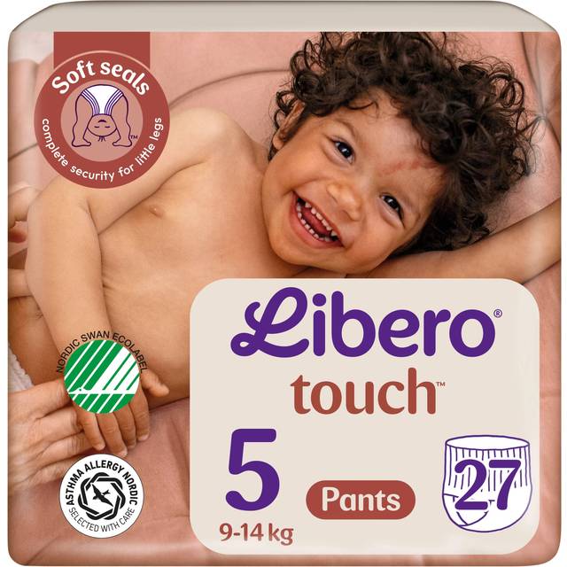 Libero Touch 5 Byxblöjor, 9-14 kg, 27 st