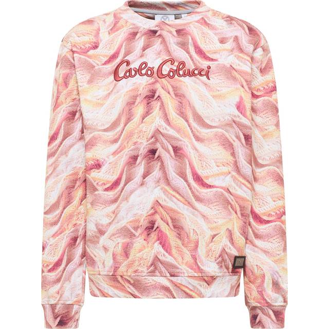 Carlo Colucci - Artificial Knit Sweatshirt - T-Shirt-kurzarm
