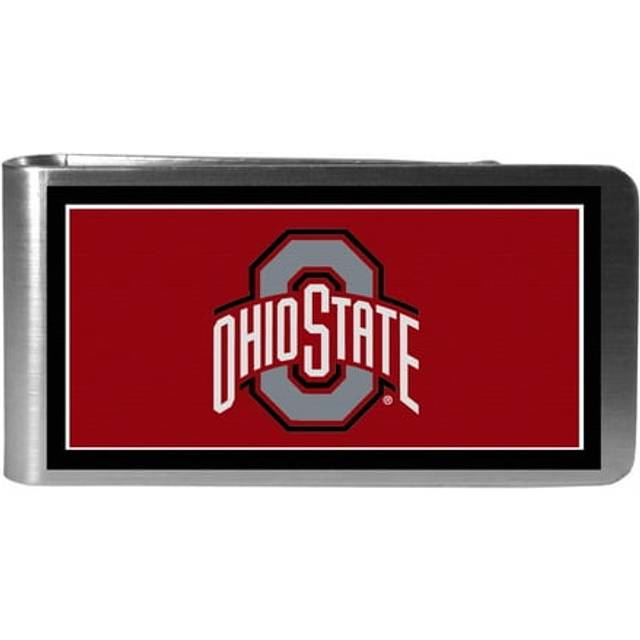 Siskiyou CLMP38 Male NCAA Ohio State Buckeyes Steel Logo Money Clip - One Size
