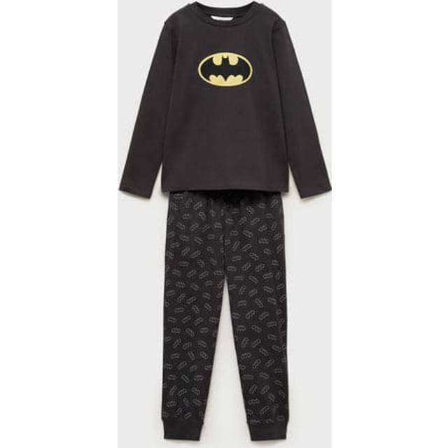 Long Batman pyjamas charcoal - Kids - 5-6 years - MANGO KIDS - Charcoal