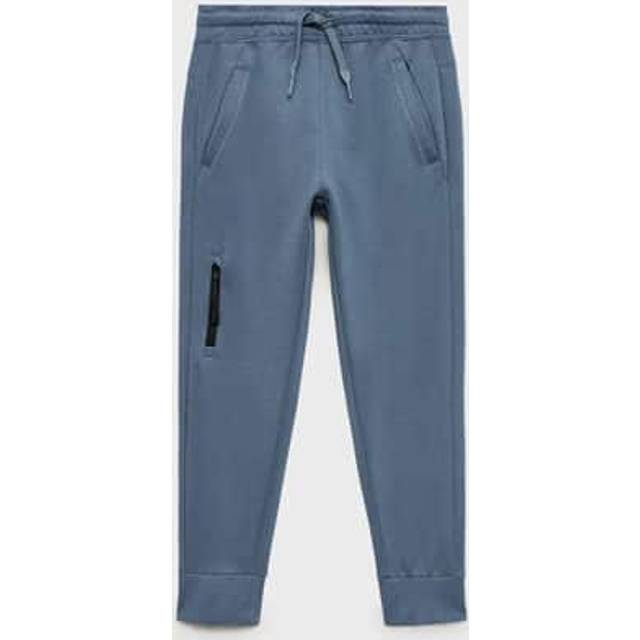 Mango Kids' Zip Drawstring Joggers